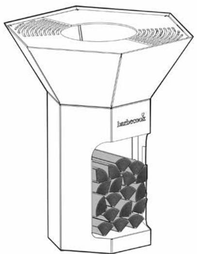 BARBECOOK NESTOR ORIGINAL - BC-WOO-6022 - UTILISATION EXTÉRIEURE - 4