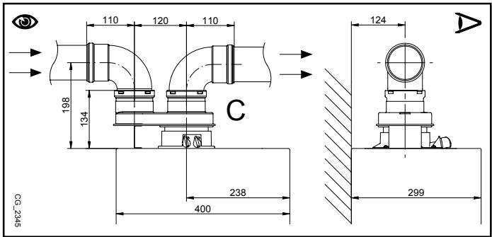 DE DIETRICH MPX 24/28 MI COMPACT MPX 28/33 MI COMPACT - 10.2CONDUITS SÉPARÉS - 1