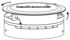 BARBECOOK KAMADO KAMAL - Förhindra uppflamningar - 1