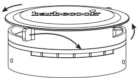 BARBECOOK KAMADO KAMAL - Preventing flare-ups - 5