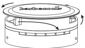 BARBECOOK KAMADO KAMAL - Preventing flare-ups - 7