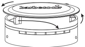 BARBECOOK KAMADO KAMAL - Opflakkeringen vermijden - 7