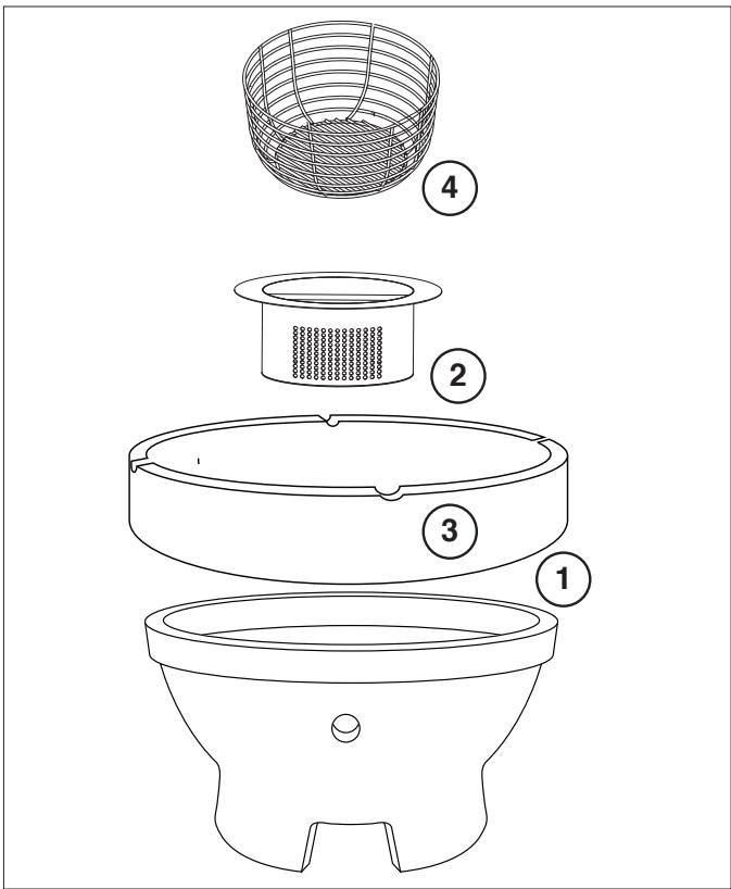 BARBECOOK KAMADO KAMAL - Preparación del aparato - 1