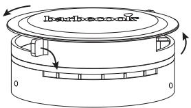 BARBECOOK KAMADO KAMAL - Preventing flare-ups - 1