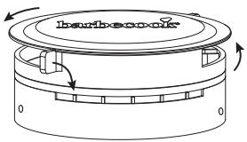 BARBECOOK KAMADO KAMAL - Cómo evitar las llamaradas - 1