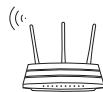 TP-LINK Wi-Fi Range Extender - Xpón Φ Entertainment Adapter - 6