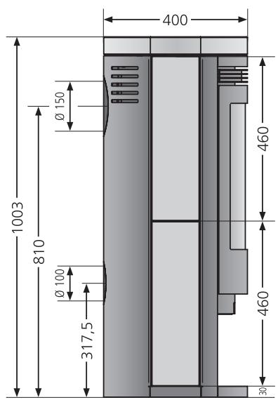 JUSTUS Baltrum 5 D II - Feuerraumauskleidung: - 3