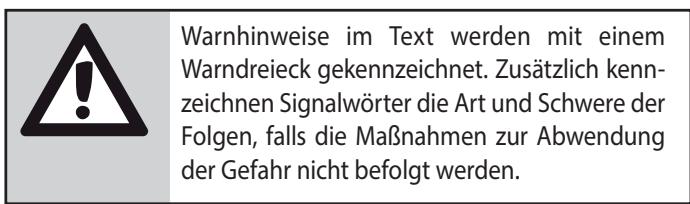 JUSTUS Faro W+ 2.0 - Warnhinweise - 1