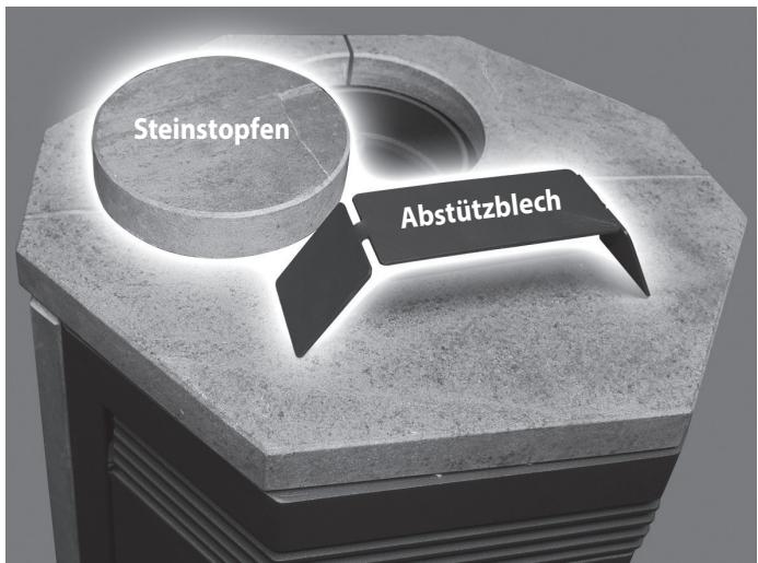 JUSTUS Frisco 2.0 - Abstutzblech Steinstopfen - 1