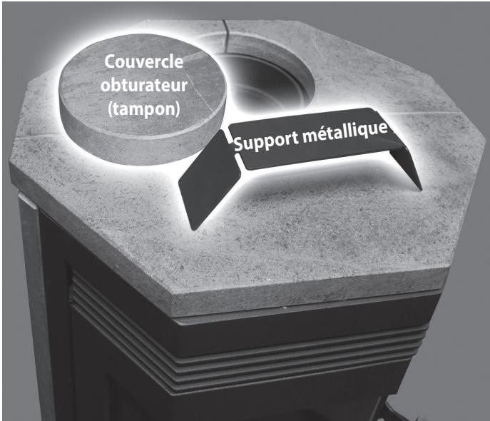 JUSTUS Frisco 2.0 - Support métallique couvercle obturateur (tampon) - 1