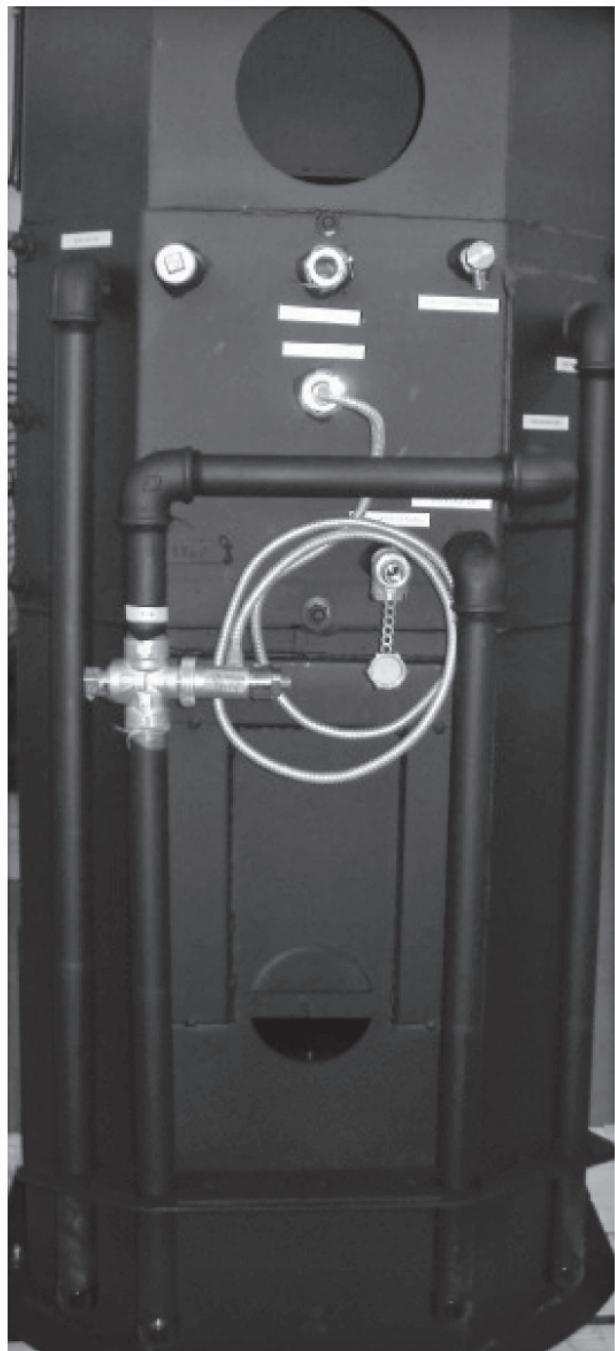 JUSTUS Island Aqua II - Anschluss Wasserkreislauf Heizanlage - 2