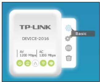 TP-LINK tpPLC - Renommer un adaptateur - 1