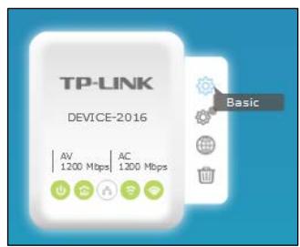 TP-LINK tpPLC - Personnelier les paramètres Wi-Fi - 1
