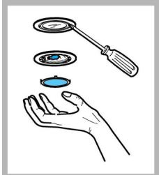 TURBOAIR GIOIA WH/F/50 - Replacing lamps - 1