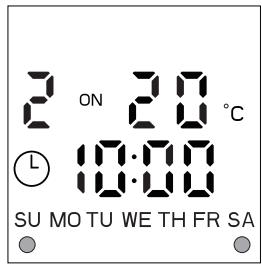 EQUATION FT-2, FR-2 FR - Napáδειμα: H επιθυμητή δερμοκρασία εἰναι 20°C - 2