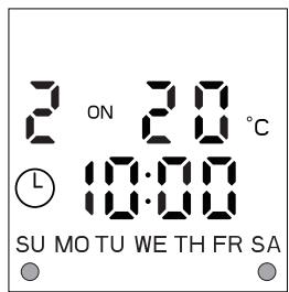 EQUATION FT-2, FR-2 FR - Exemple: Je souhaite avoir une température de 20^ - 2