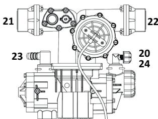 BWT CIRRUS PLUS BWT, A6X - Raccorder la tete hydraulique - 1