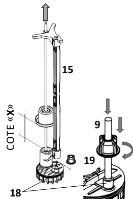 BWT CIRRUS PLUS BWT, A6X - Set and connect the brine valve (5) - 1