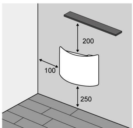 ETERNAL CURVADO - FIXATION DE L'APPAREIL AU MUR - 1