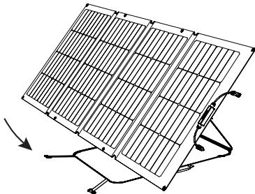 ECOFLOW 220W Bifacial Solar Panel - Cuando utilise este producto, asegürese de que la parte delantera del panel está orientada hacía el sol. - 3
