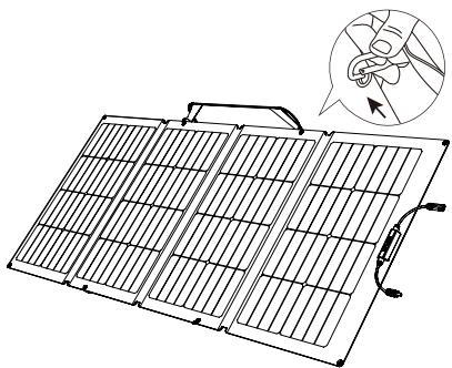 ECOFLOW 220W Bifacial Solar Panel - When using this product, please ensure that the front side of the panel is facing the sun. - 4