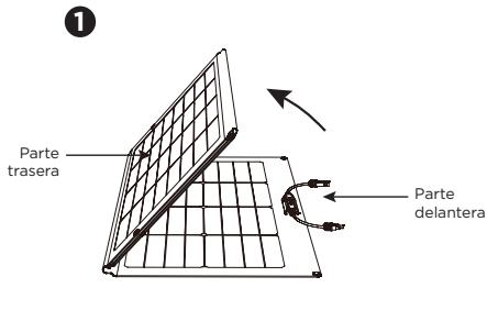 ECOFLOW 220W Bifacial Solar Panel - Cuando utilise este producto, asegürese de que la parte delantera del panel está orientada hacía el sol. - 1