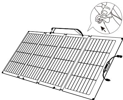 ECOFLOW 220W Bifacial Solar Panel - Cuando utilise este producto, asegürese de que la parte delantera del panel está orientada hacía el sol. - 4