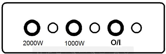 CHEMINARTE Oxford XL ref 118 et 204 - - Interrupteur ON/OFF - 1