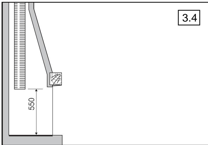 SUPRA NEO 55 E - TUBAGE DU CONDUIT DE FUMÉES (FIG. 3.4) - 1
