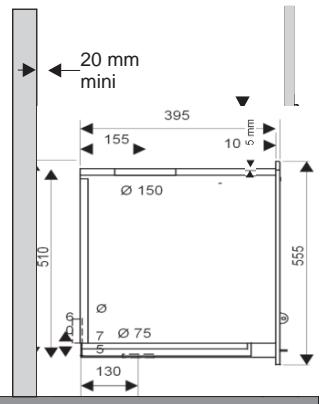 SUPRA NEO 55 E - Air de combustion raccordé - fixer la buse (fig. 2.1) - 2