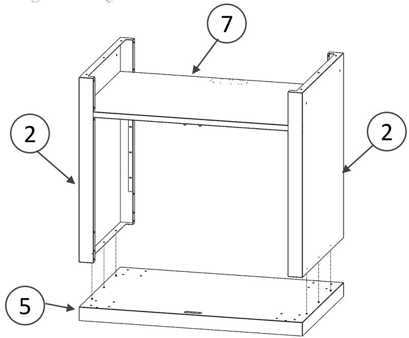 LEMARQUIER MC803ECE13 - A partir de cette étape serrer les vis / écrous avec les clés fournies - 8