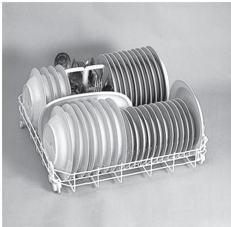 CANDY CDIN2D350PB - Panier inférieur (fig. 5) - 1