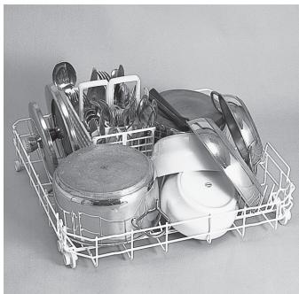 CANDY CDIN2D350PB - Unterer Geschirrkorb (Abb. 4) - 1