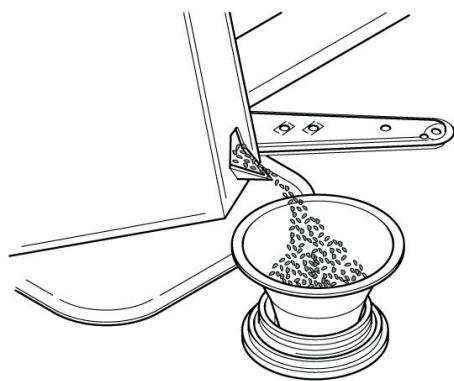 CANDY CDIN2D350PB - EINFÜLLEN VON SALZ (Abb. A "1") - 1