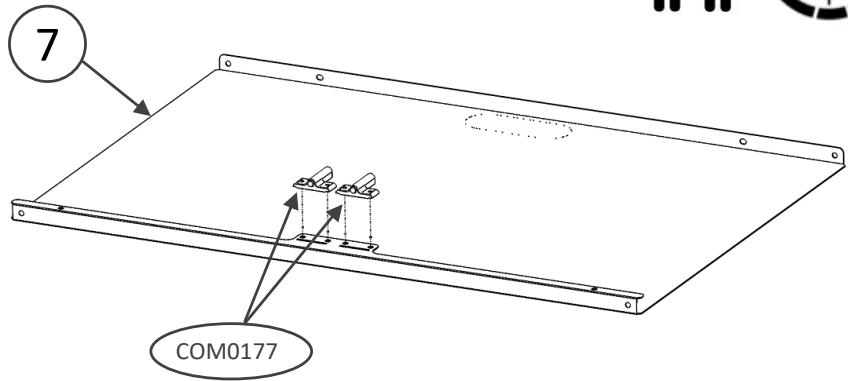 LEMARQUIER MC803ECE13 - MC803ECD - A partir de cette étape serrer les vis / écrous avec les clés fournies - 5