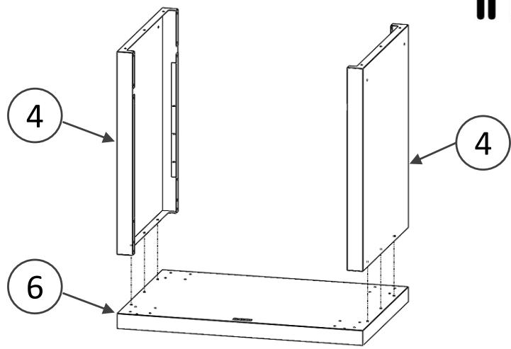 LEMARQUIER MC803ECE13 - MC803ECD - A partir de cette étape serrer les vis / écrous avec les clés fournies - 5
