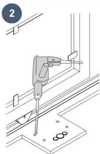 SOMFY SLIDYMOOVE 600 - Cas d'installation particulier : portail avec un renfort bas - 5