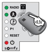 SOMFY EVOLVIA STAR XL - Activer l'ouverture piétonne - 7