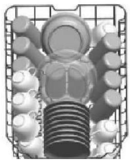 BRANDT BDE0247J - Panier du haut - 2