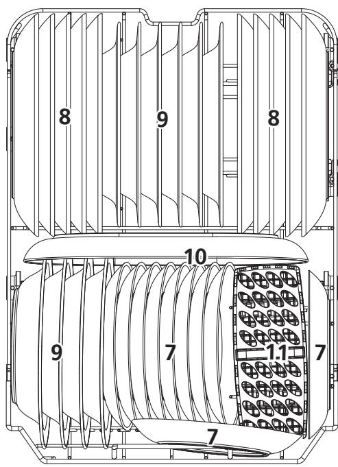 BRANDT BDE0247J - Panier du bas : - 1