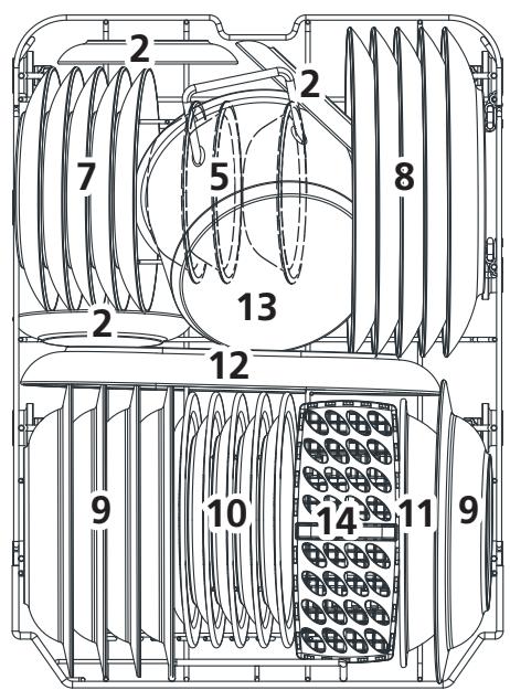 BRANDT BDE0247J - Panier du bas : - 1