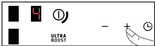 BRANDT BPI1631UB - + / - Regulacja mocy - 1