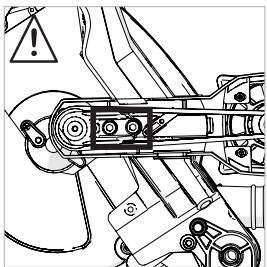 EVOLUTION XMAT R255SMS-DB+ - aucun cas est ré ajustés ou rétrés. Le retrait ou l'ajustement de ces boulons annuleront la garantie de la machine. - 1