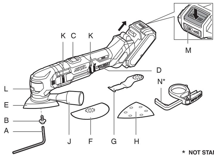 SKIL MF1E3620AA - 3620 (MF1*3620**) - (2) - 1