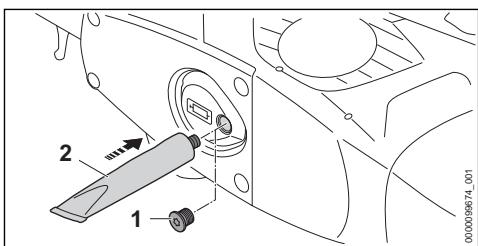 STIHL HSA 60 - Lubricating the Gearbox - 1