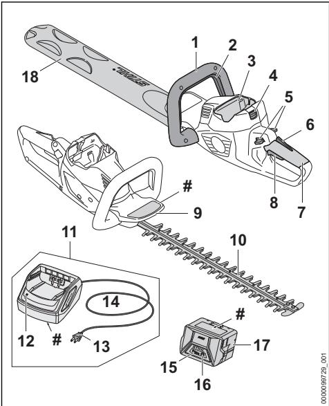 STIHL HSA50 - Taille-haies, batterie et chargeur - 1