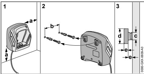 STIHL HSA50 - Mounting the Charger on a Wall - 1