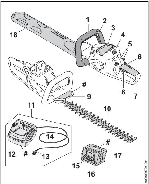 STIHL HSA50 - Heckenschere, Akku und Ladegerät - 1
