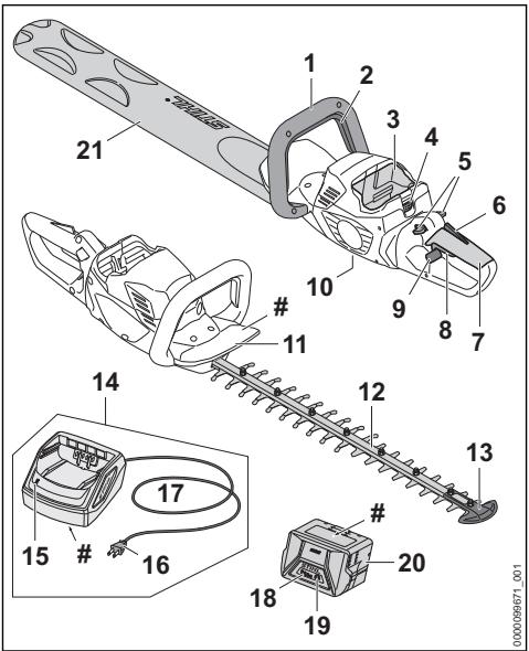 STIHL HSA60 - Heckenschere, Akku und Ladegerät - 1