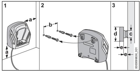 STIHL HSA60 - Ladegerät an eine Wand montieren - 1